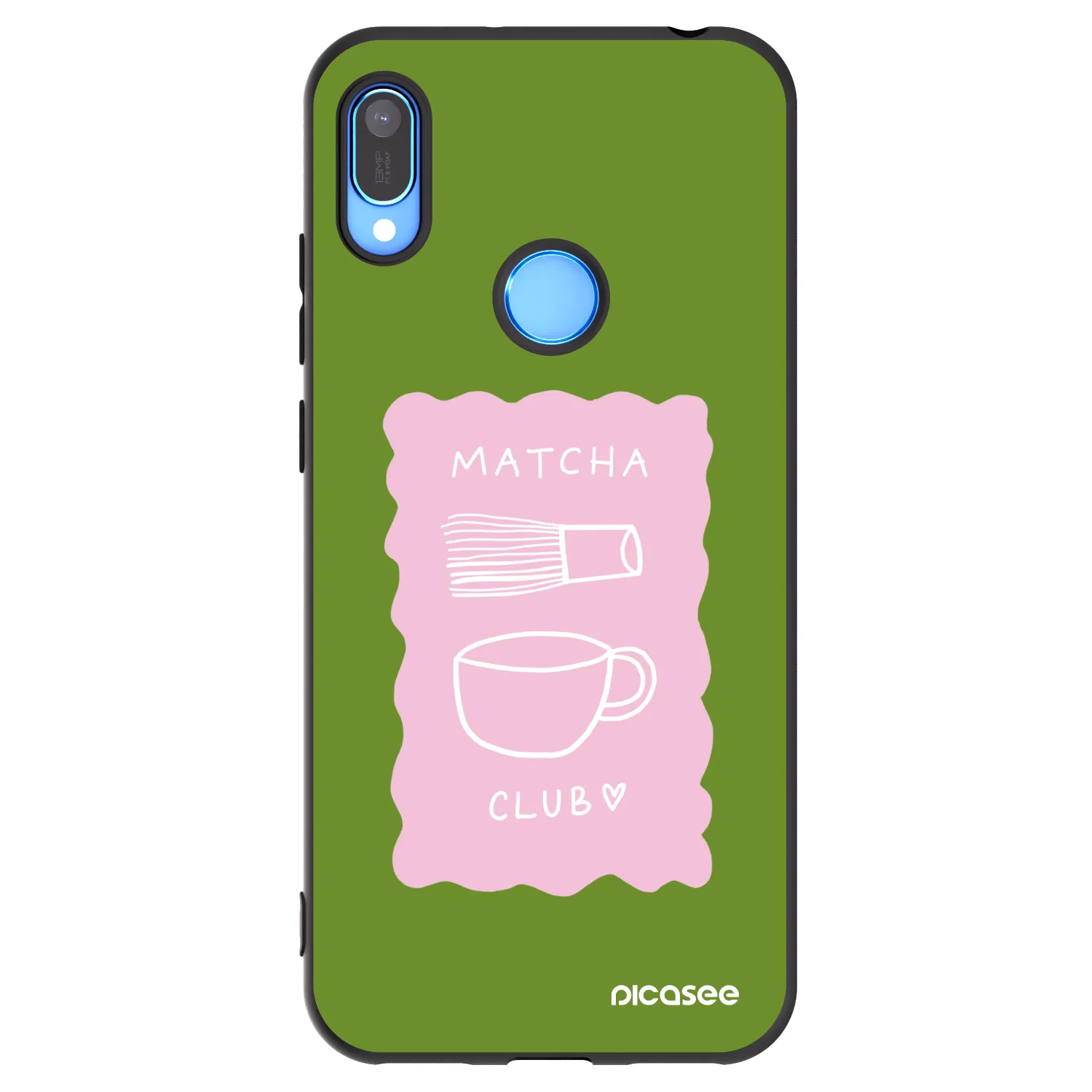 Picasee husă neagră din silicon pentru Huawei Y6 2019 - Matcha club