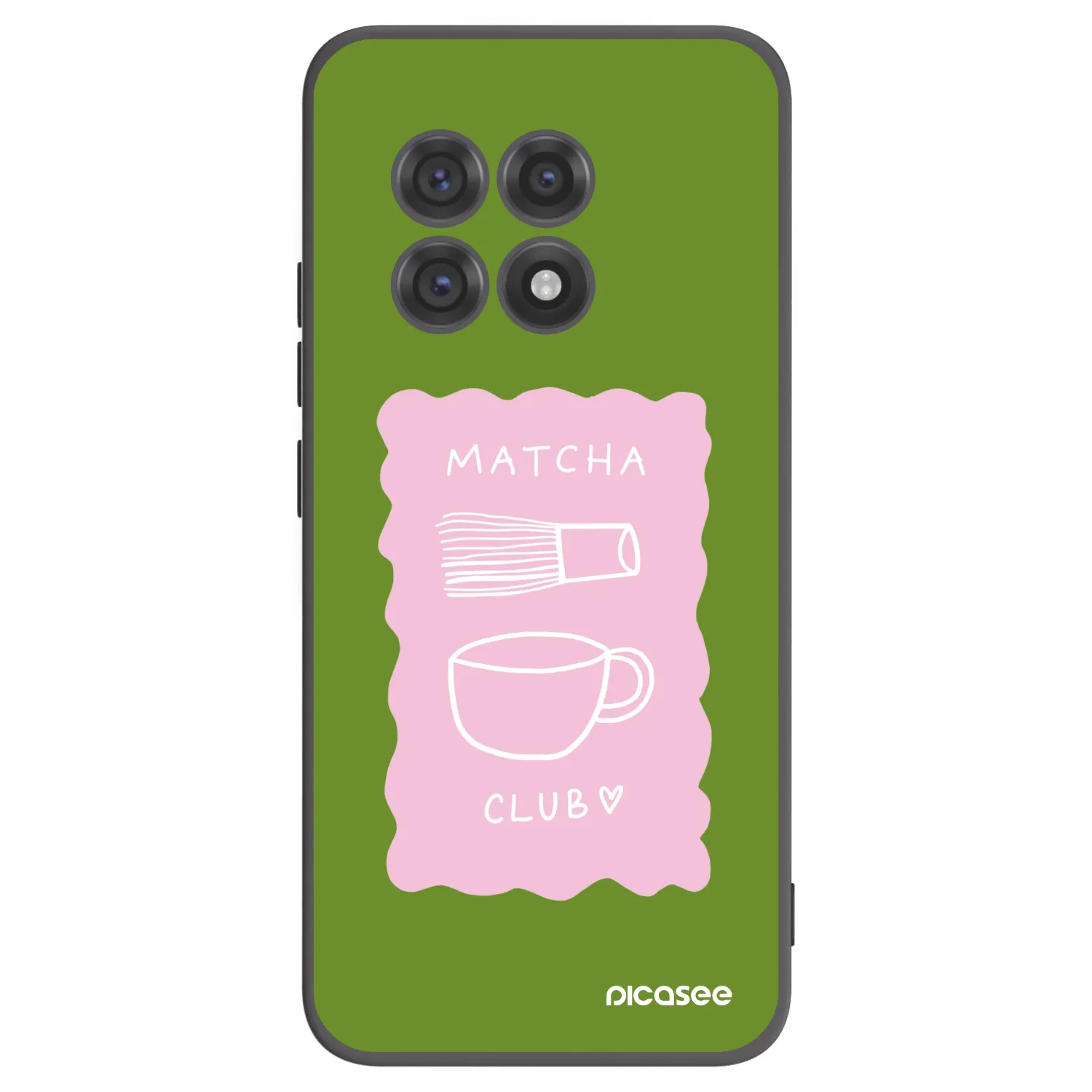 Picasee husă neagră din silicon pentru OnePlus 13R 5G - Matcha club
