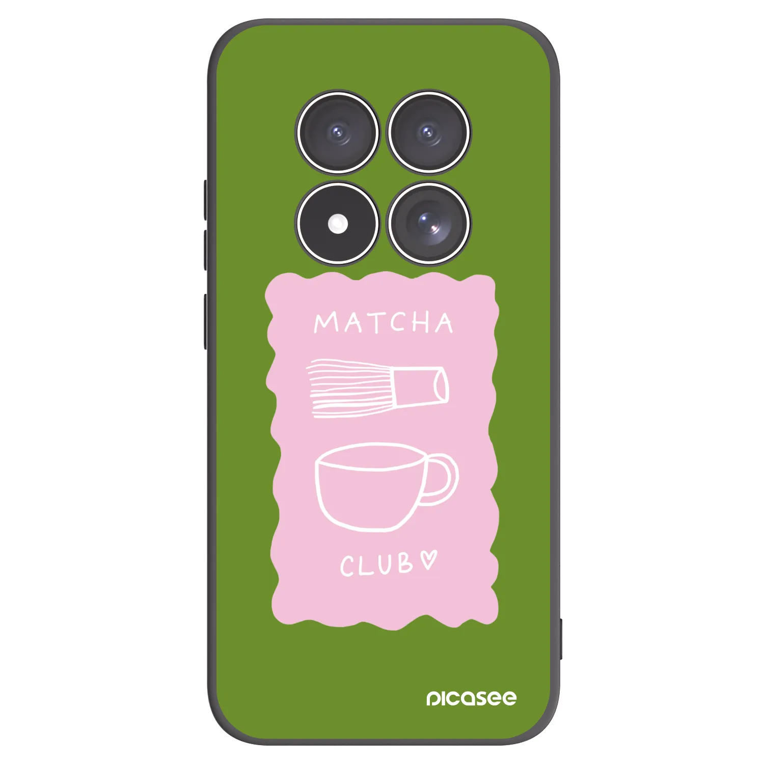Picasee husă neagră din silicon pentru Xiaomi Redmi Note 15 Pro 4G - Matcha club