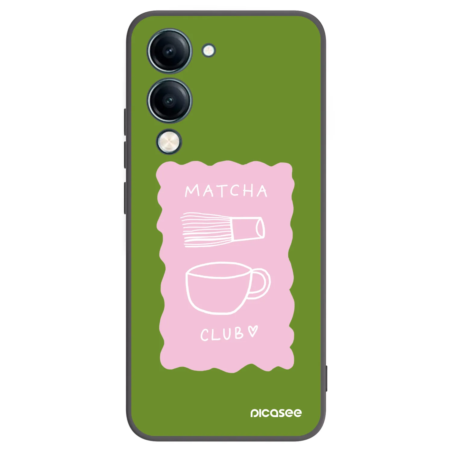 Picasee husă neagră din silicon pentru Vivo Y29s 5G - Matcha club