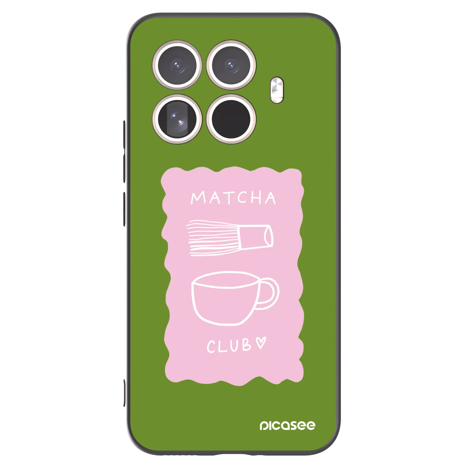 Picasee husă neagră din silicon pentru Xiaomi 15T Pro - Matcha club