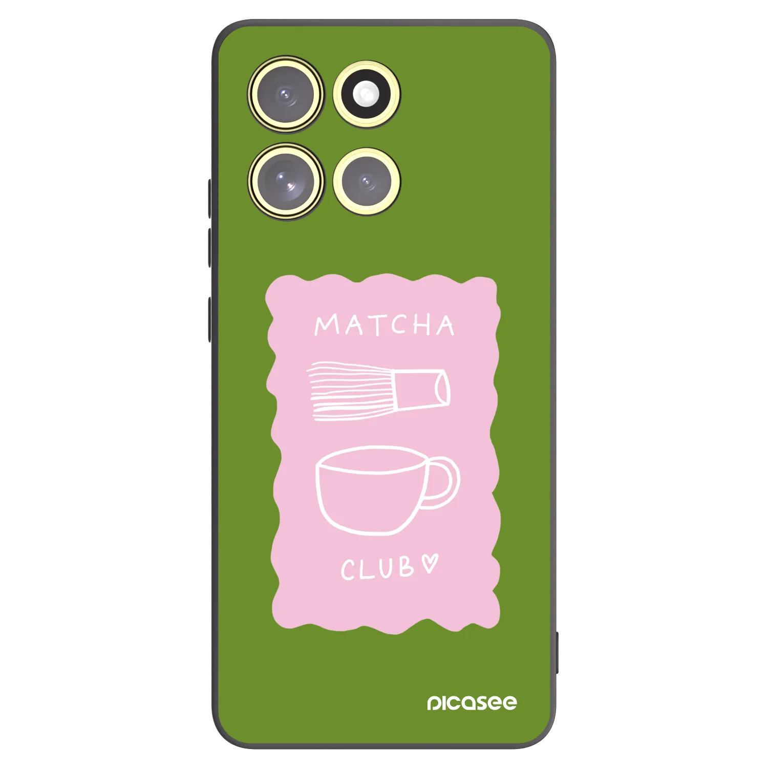Picasee husă neagră din silicon pentru Motorola Moto G86 Power 5G - Matcha club