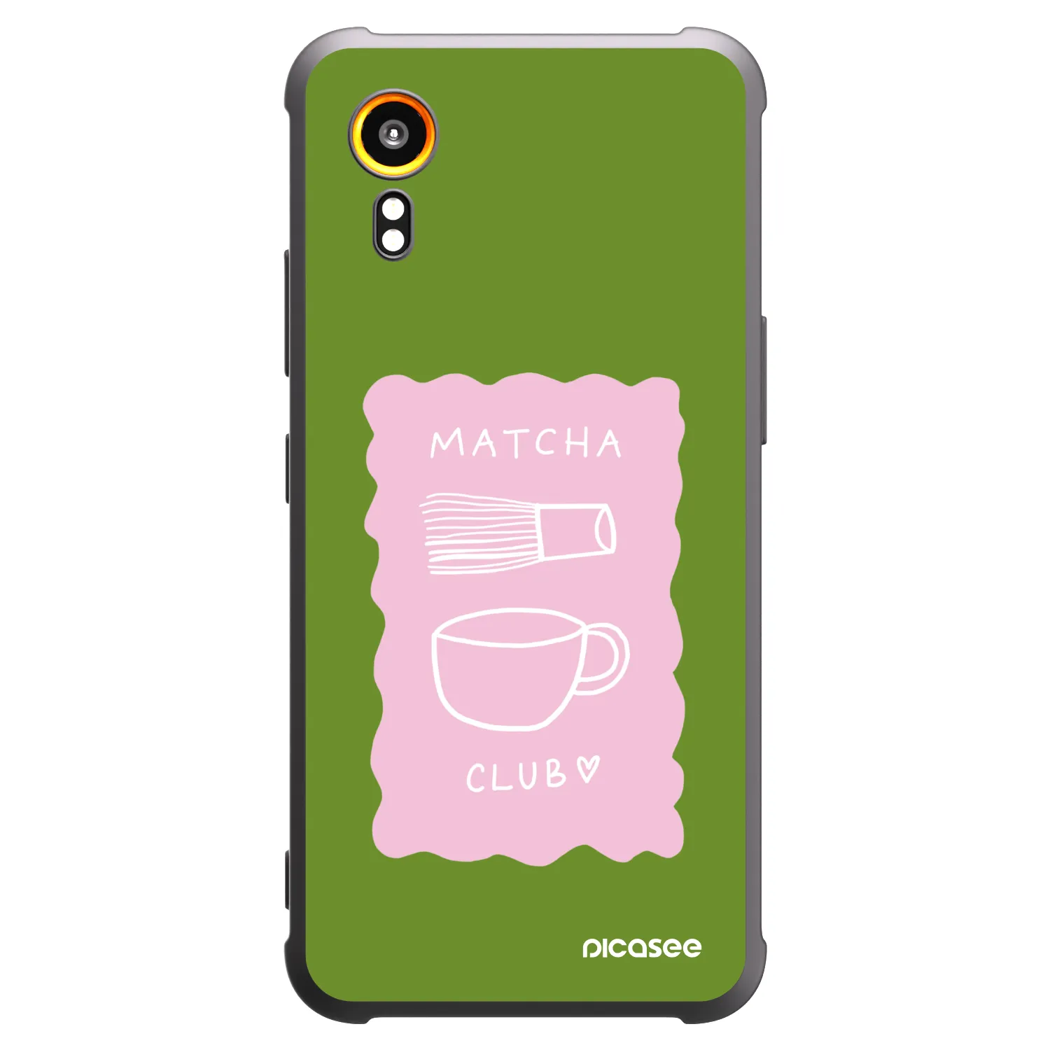 Picasee husă neagră din silicon pentru Samsung Galaxy Xcover 7 - Matcha club