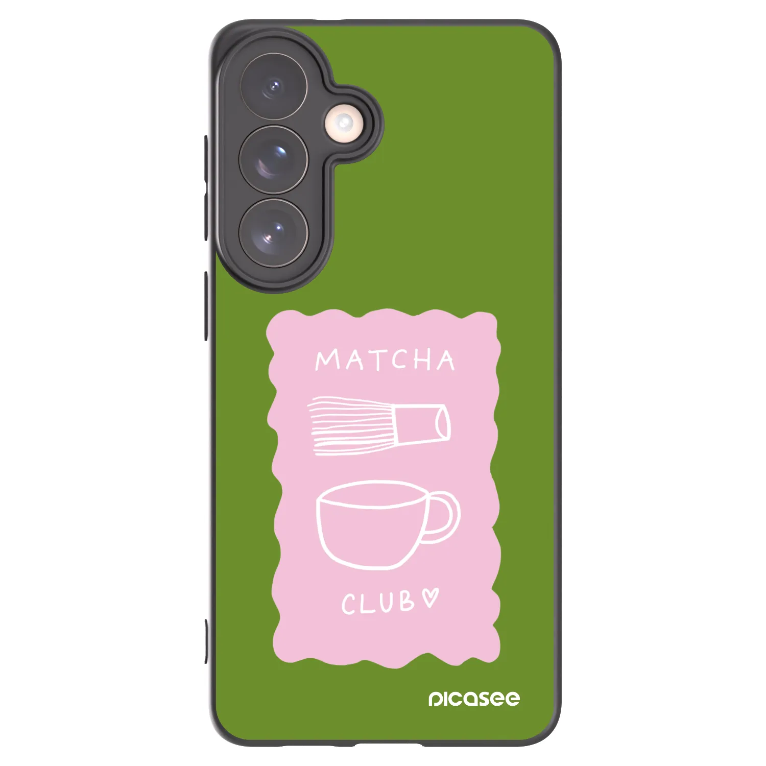 Picasee husă neagră din silicon pentru Samsung Galaxy S26+ - Matcha club