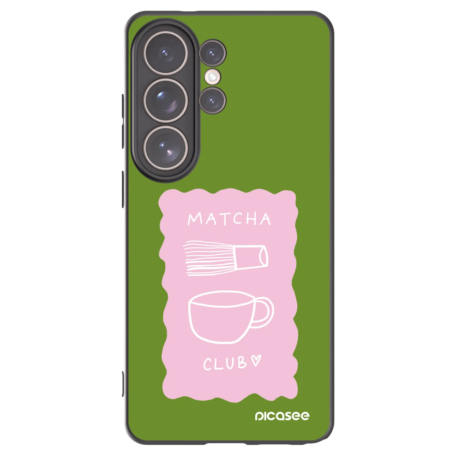 Picasee husă neagră din silicon pentru Samsung Galaxy S26 Ultra - Matcha club