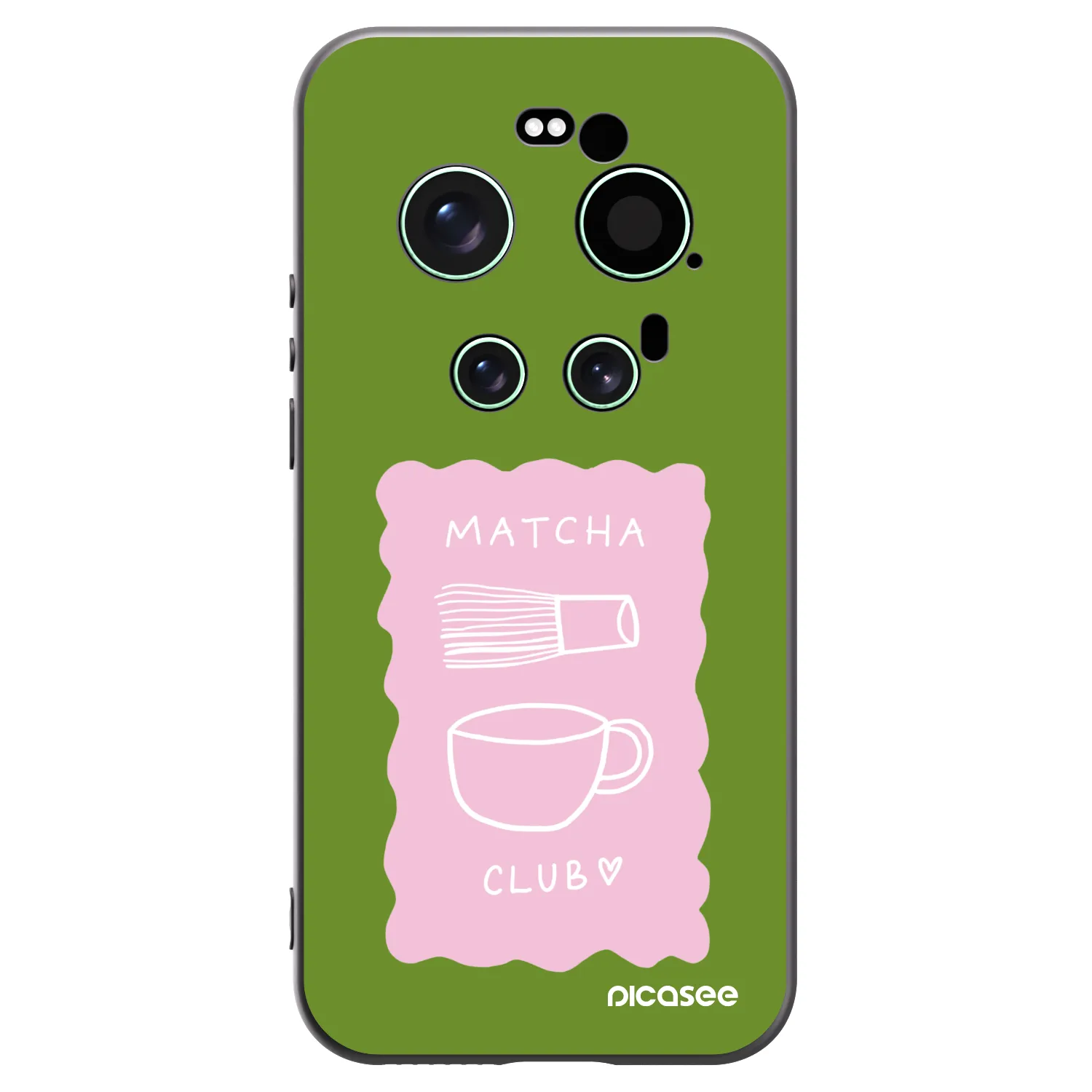 Picasee husă neagră din silicon pentru Xiaomi 17 Ultra - Matcha club