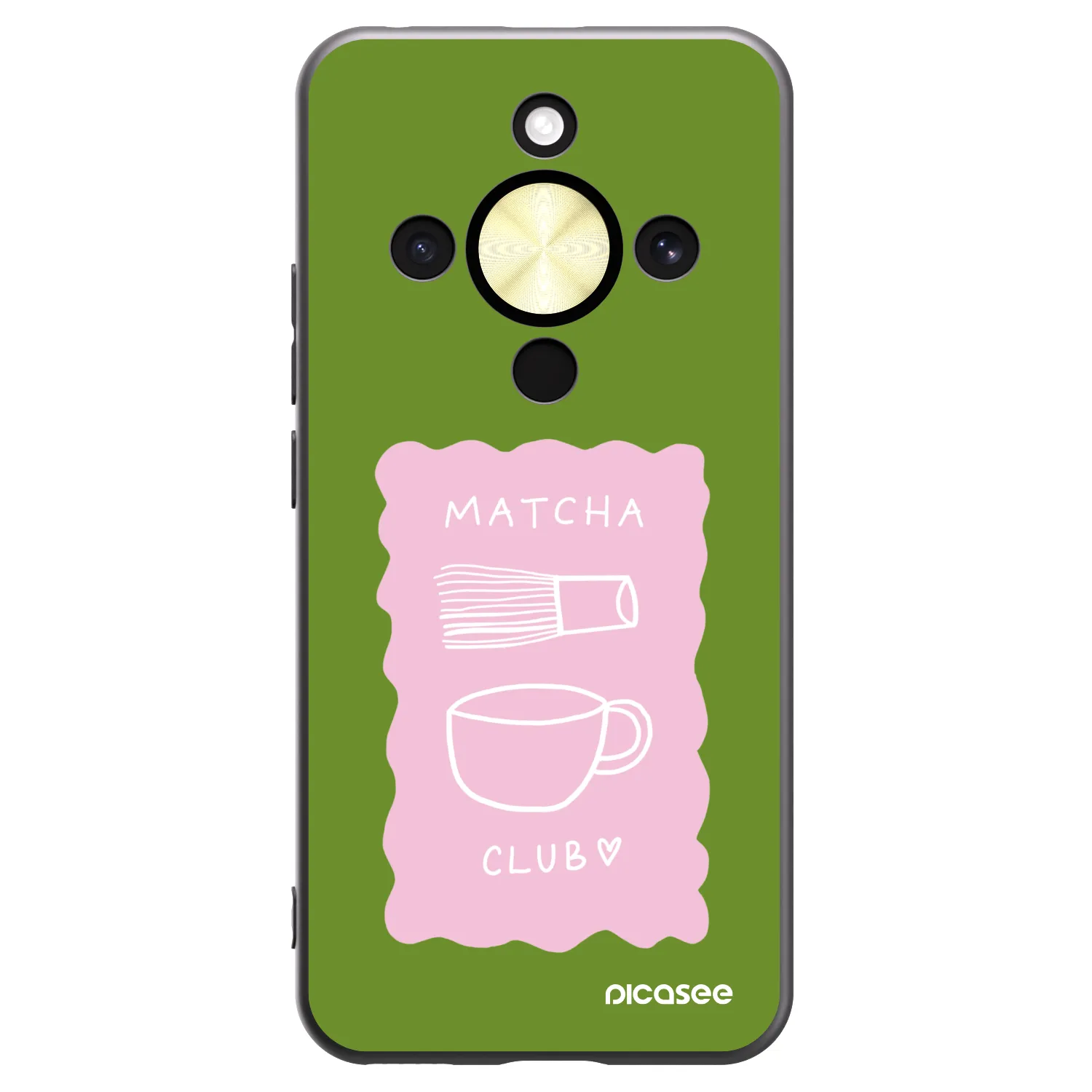 Picasee husă neagră din silicon pentru Honor Magic8 Lite 5G - Matcha club