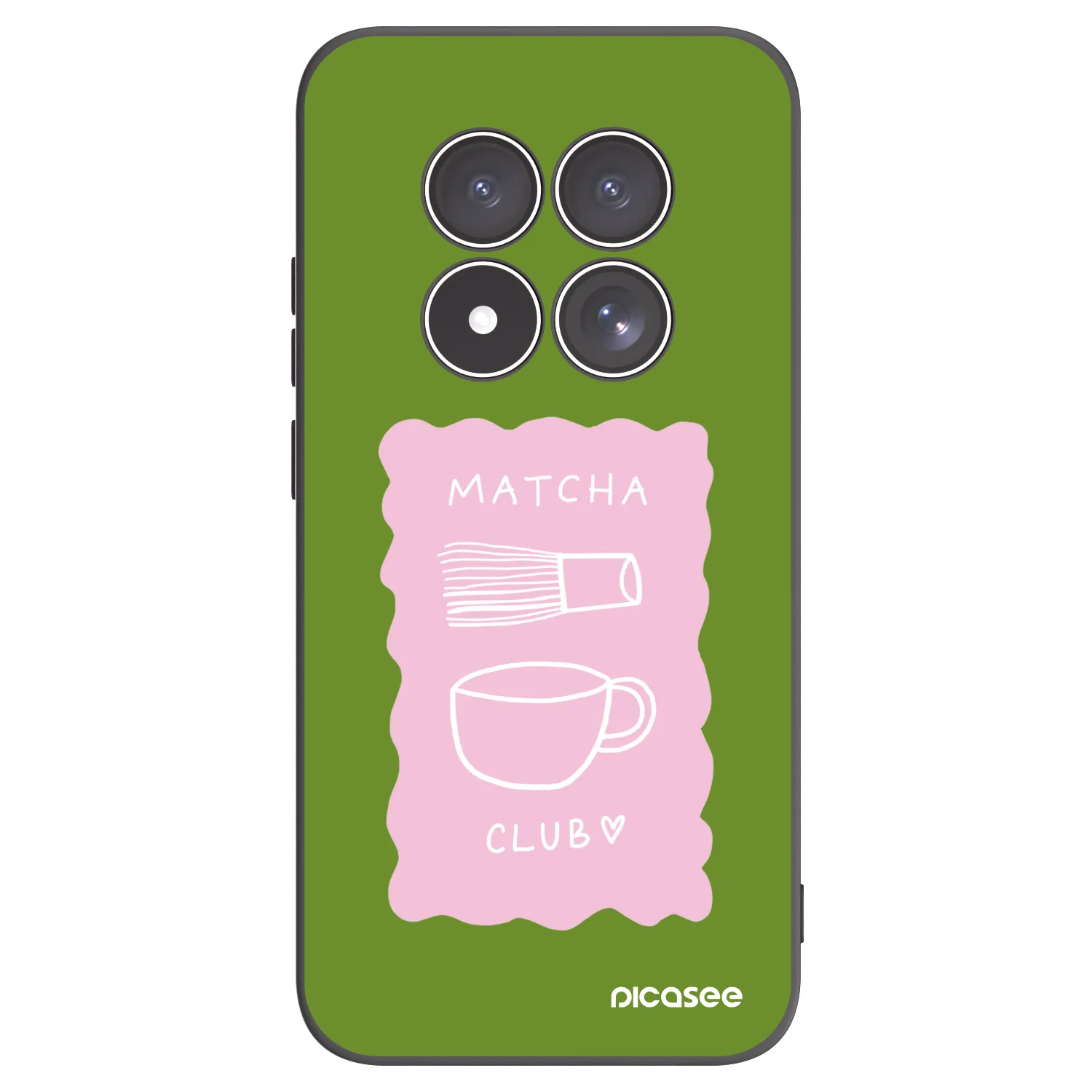 Picasee husă neagră din silicon pentru Xiaomi Redmi Note 15 Pro 5G - Matcha club