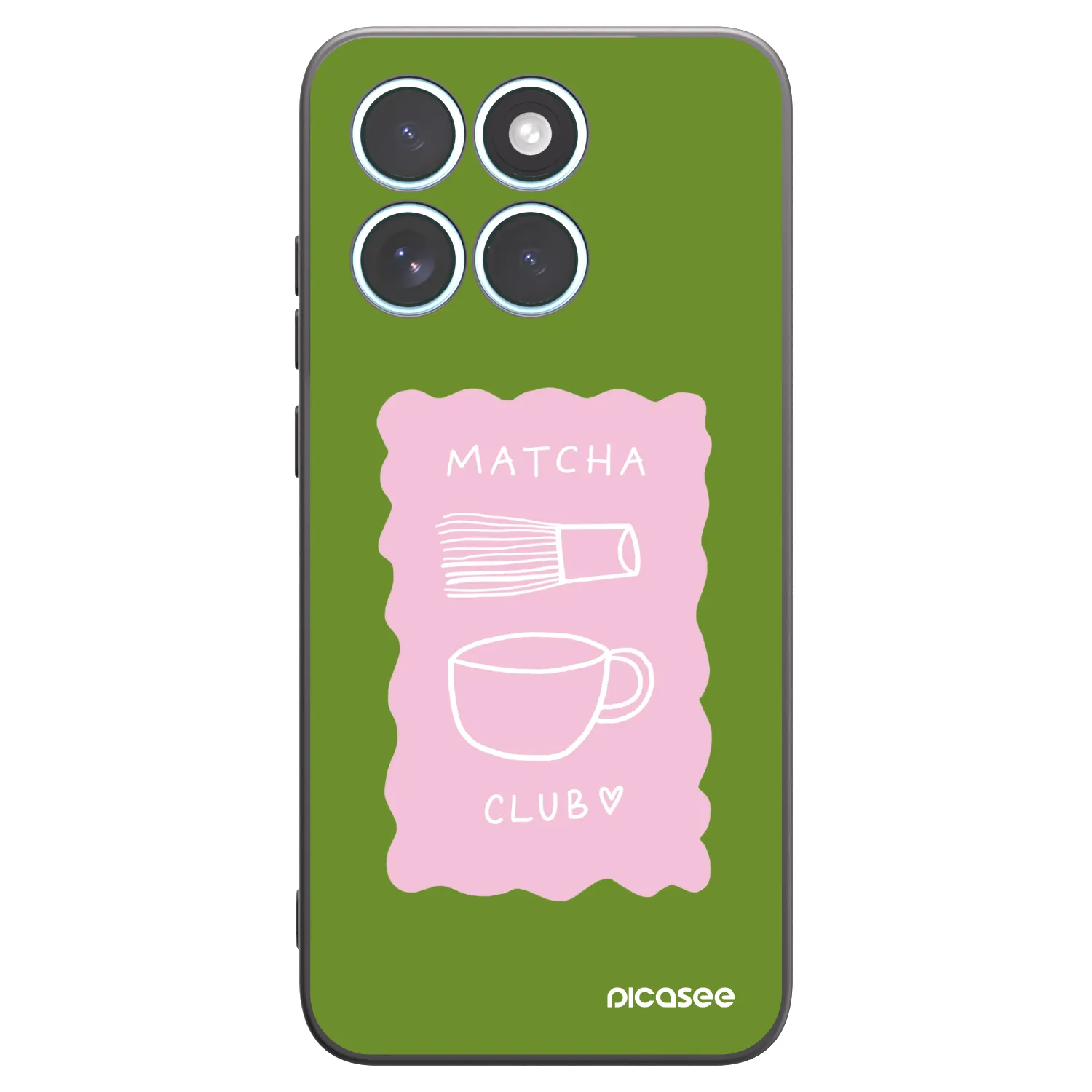 Picasee husă neagră din silicon pentru Motorola Edge 70 Fusion - Matcha club