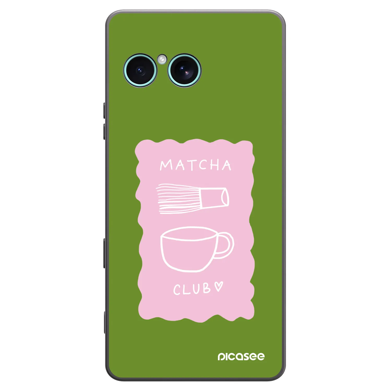 Picasee husă neagră din silicon pentru Sony Xperia 10 VII - Matcha club
