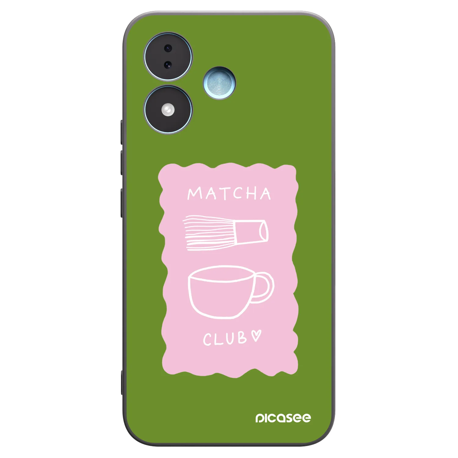 Picasee husă neagră din silicon pentru Xiaomi Redmi Note 17 5G - Matcha club