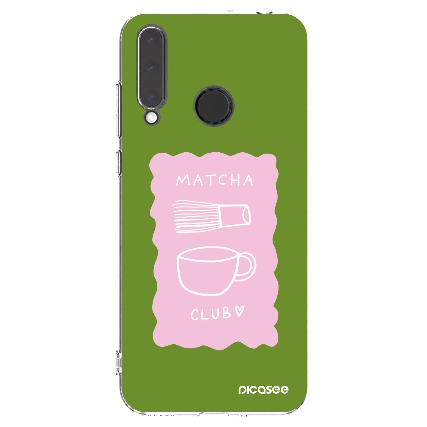 Picasee husă transparentă din silicon pentru Honor 20 Lite - Matcha club