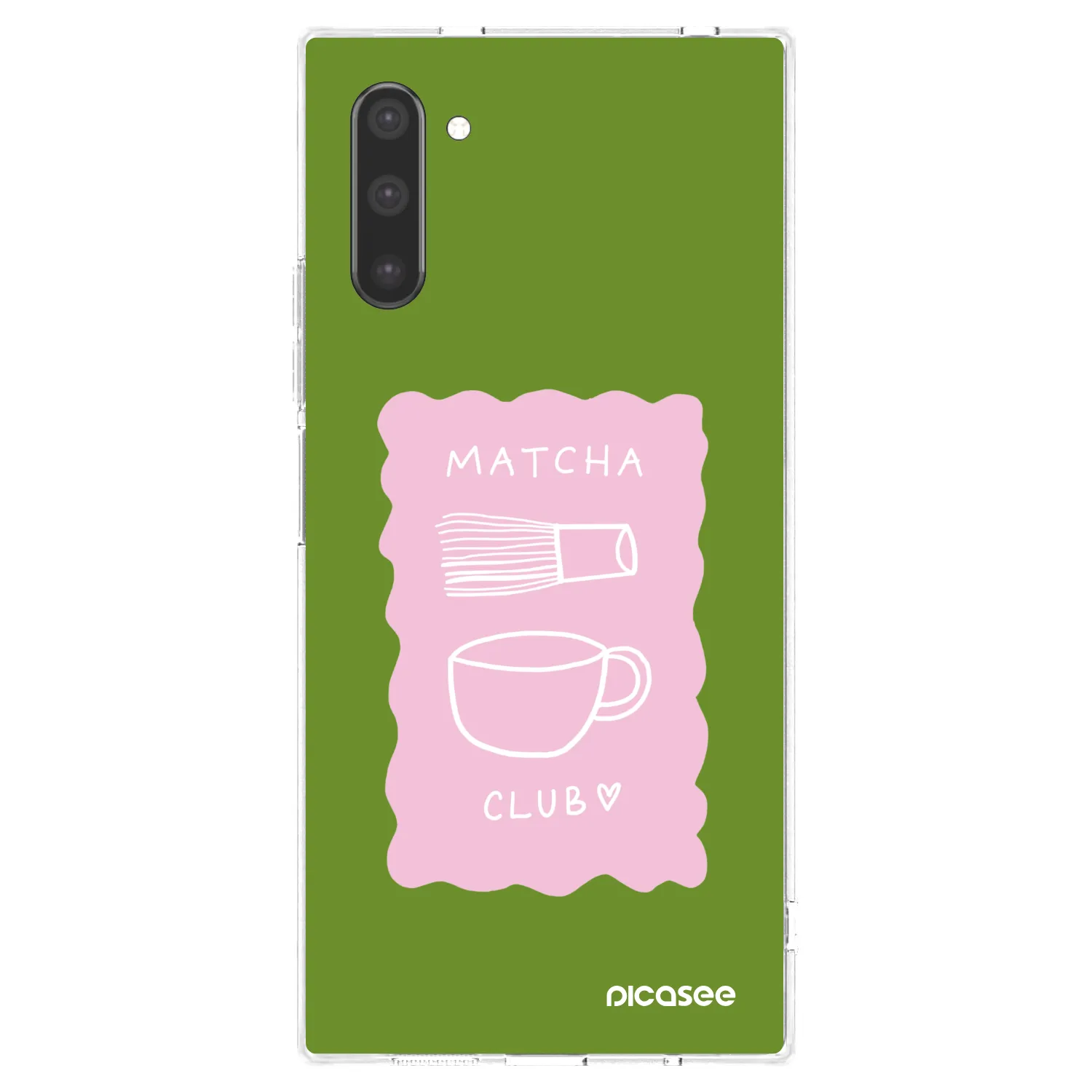 Picasee husă transparentă din silicon pentru Samsung Galaxy Note 10 N970F - Matcha club