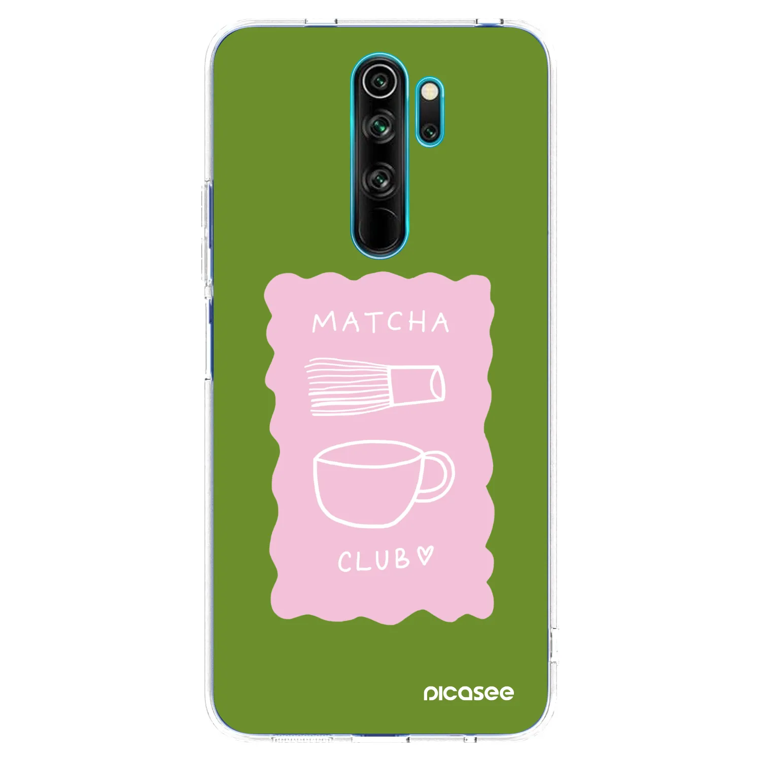 Picasee husă transparentă din silicon pentru Xiaomi Redmi Note 8 Pro - Matcha club