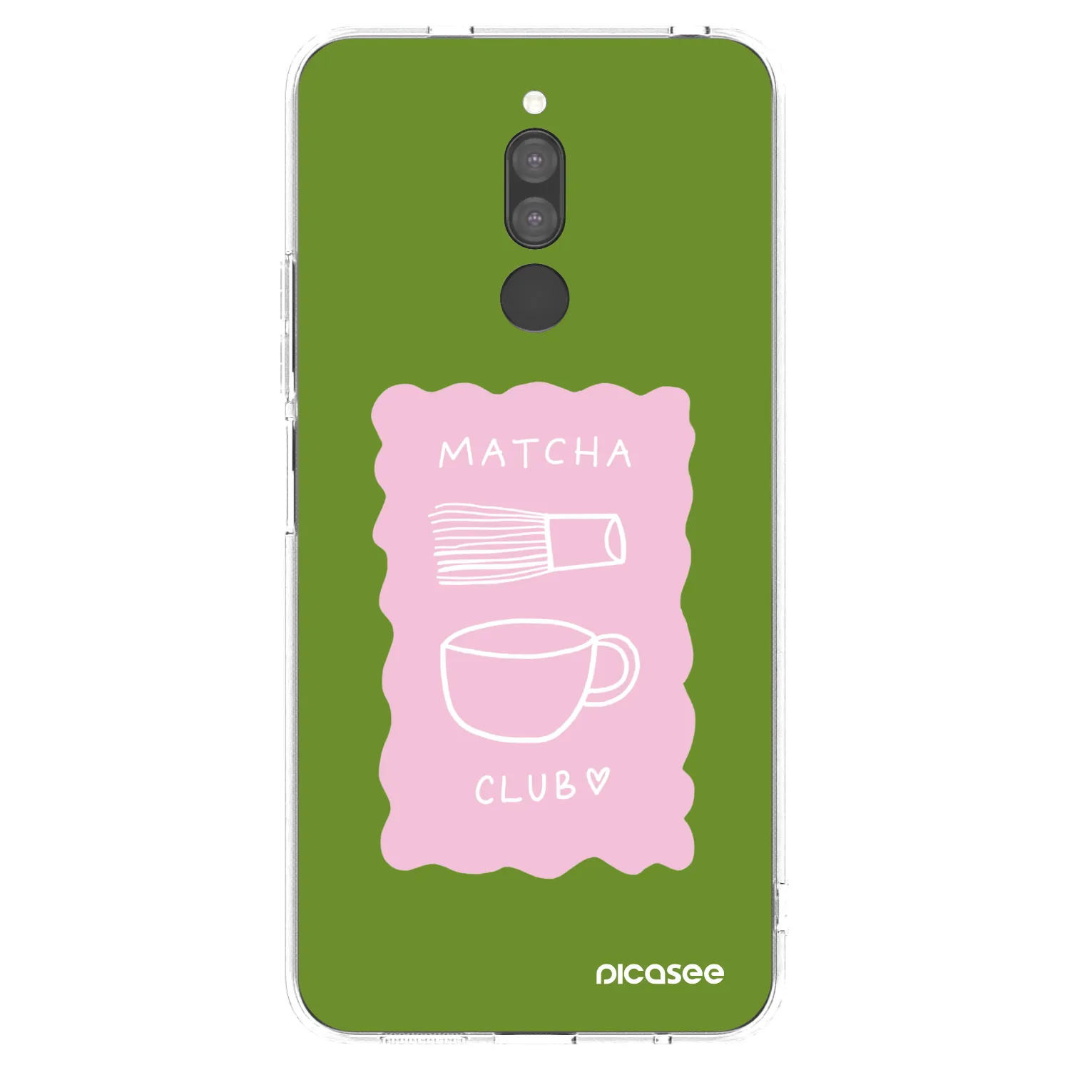 Picasee husă transparentă din silicon pentru Xiaomi Redmi 8 - Matcha club