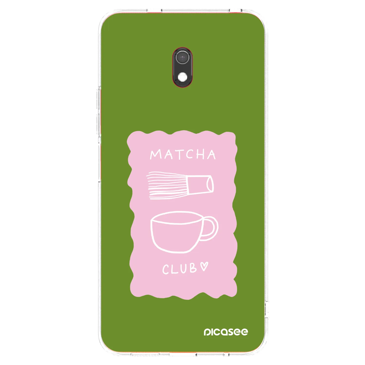 Picasee husă transparentă din silicon pentru Xiaomi Redmi 8A - Matcha club