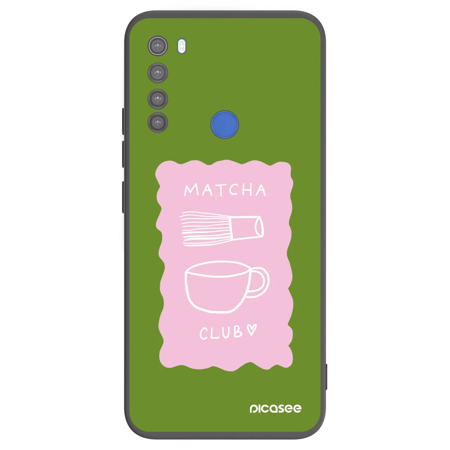 Picasee husă neagră din silicon pentru Xiaomi Redmi Note 8T - Matcha club