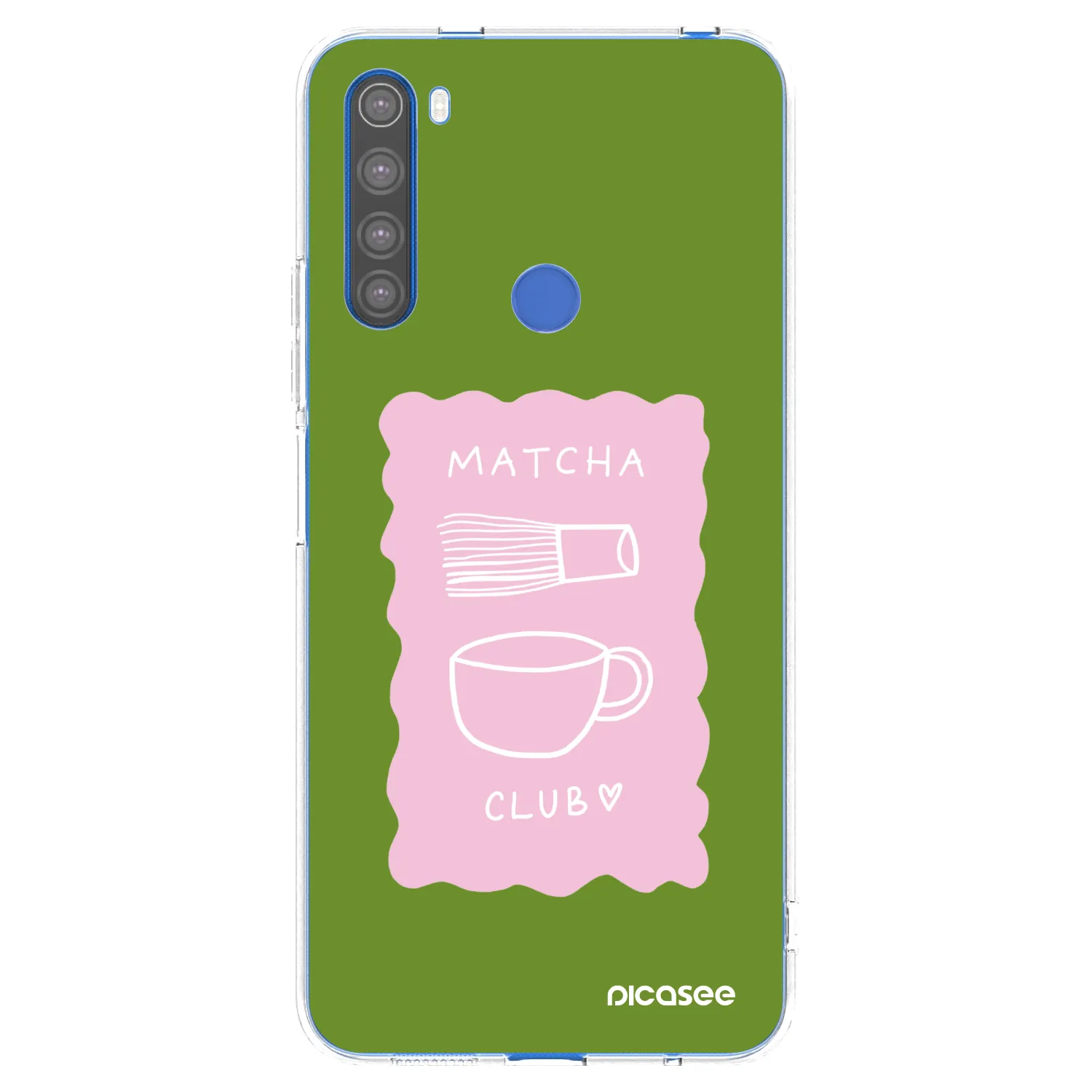 Picasee husă transparentă din silicon pentru Xiaomi Redmi Note 8T - Matcha club