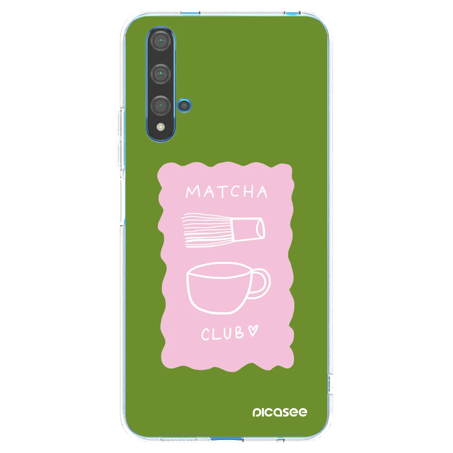 Picasee husă transparentă din silicon pentru Huawei Nova 5T - Matcha club