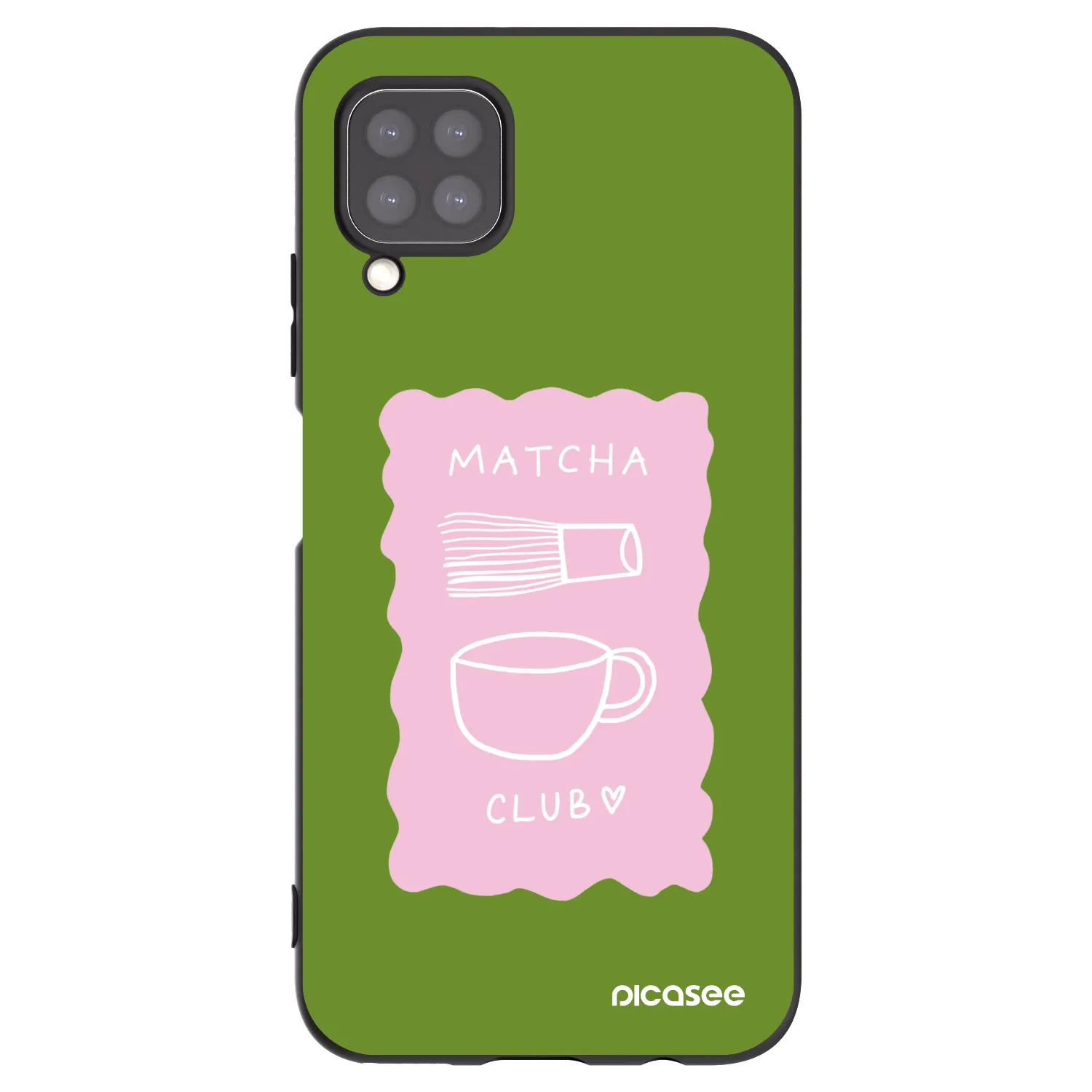 Picasee husă neagră din silicon pentru Huawei P40 Lite - Matcha club