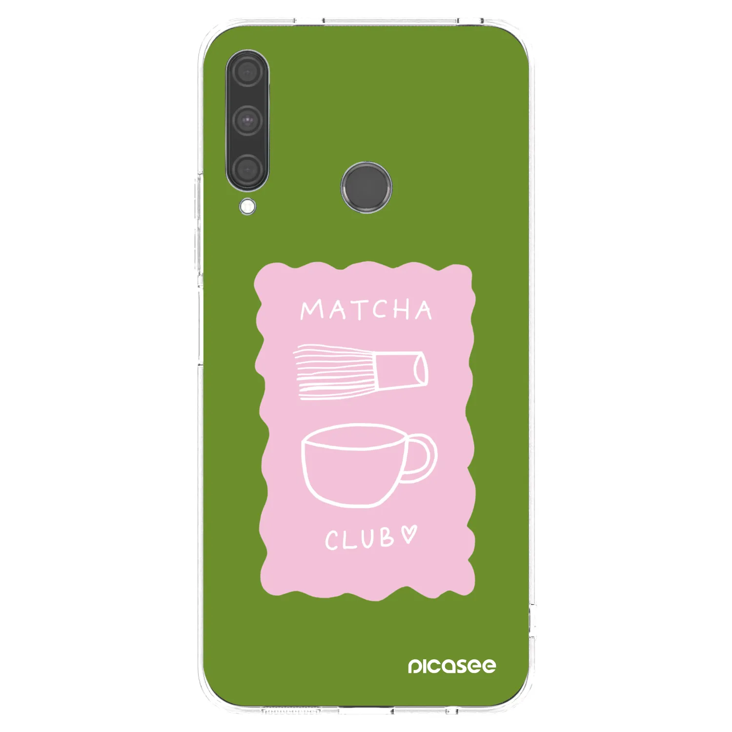 Picasee husă transparentă din silicon pentru Huawei P40 Lite E - Matcha club