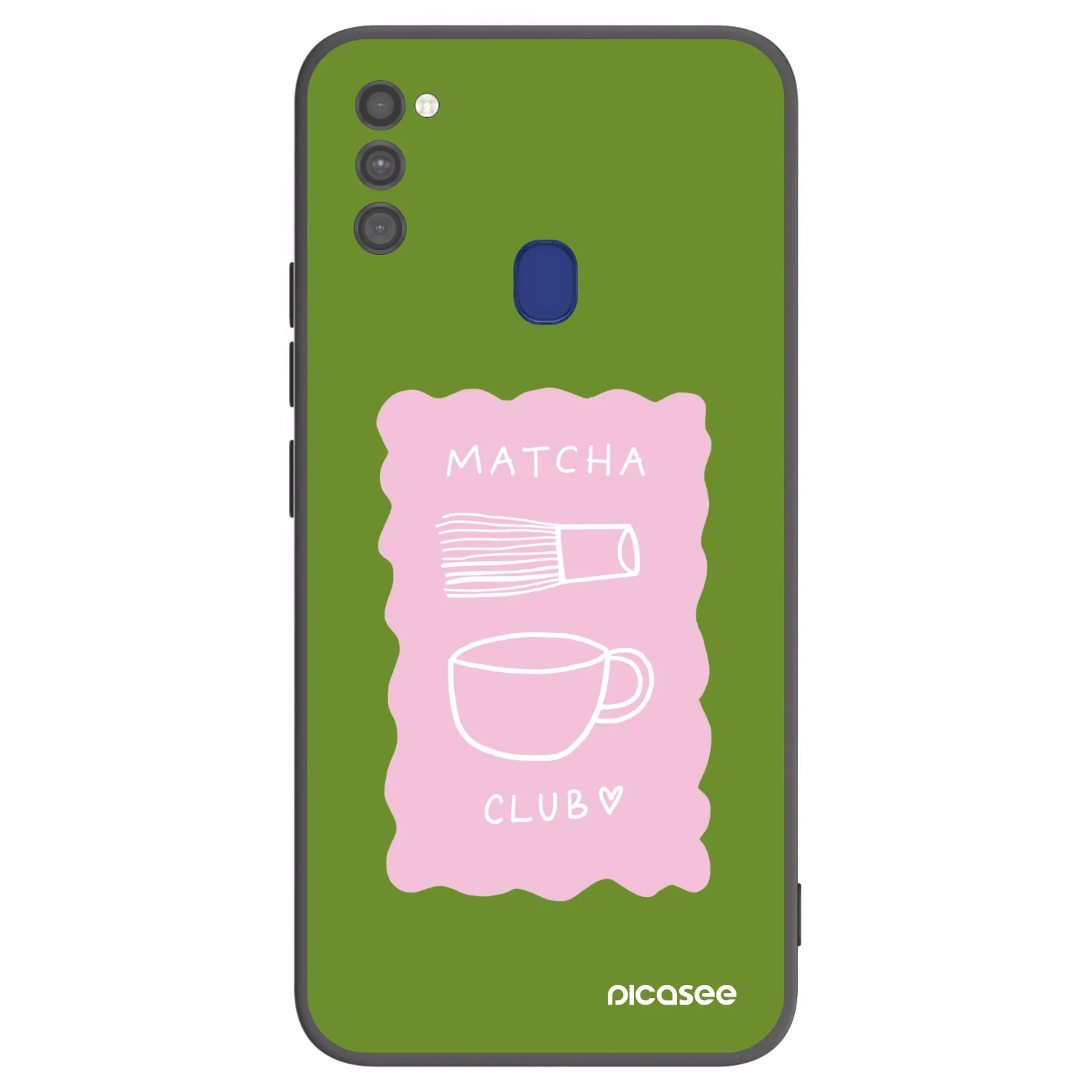 Picasee husă neagră din silicon pentru Samsung Galaxy M21 M215F - Matcha club
