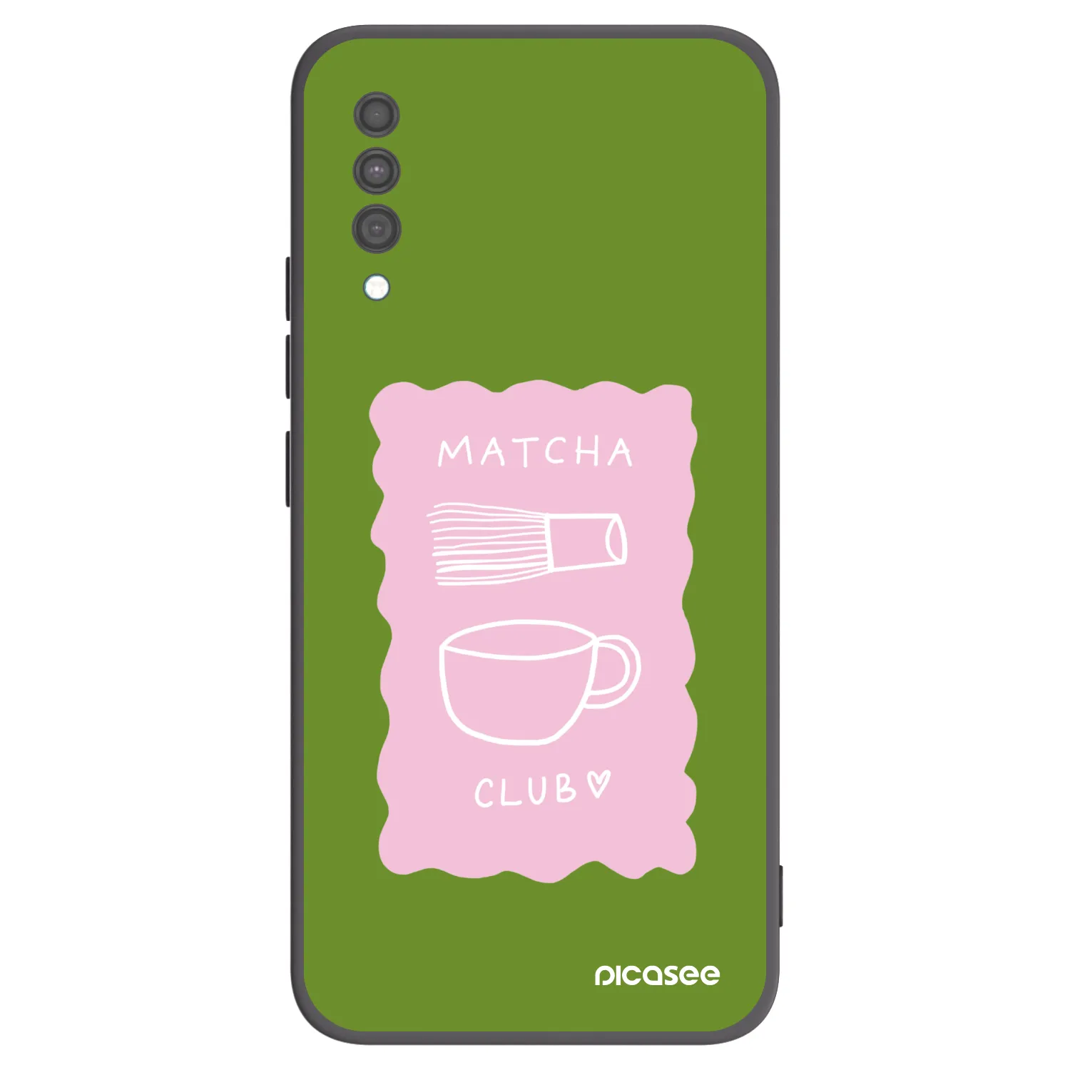 Picasee husă neagră din silicon pentru Samsung Galaxy A30s A307F - Matcha club