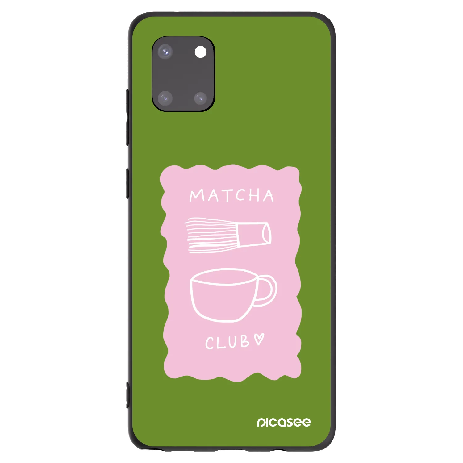 Picasee husă neagră din silicon pentru Samsung Galaxy Note 10 Lite N770F - Matcha club