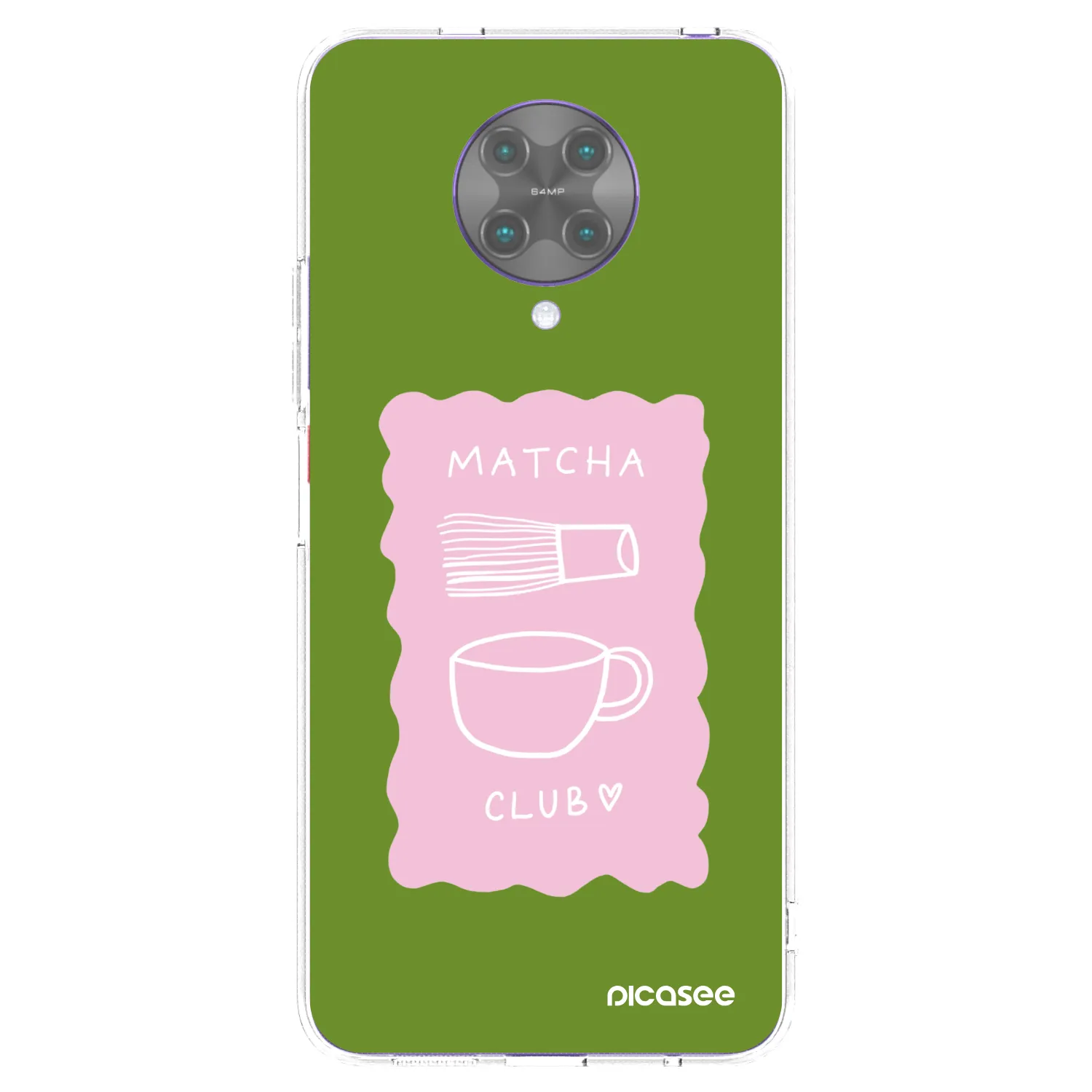 Picasee husă transparentă din silicon pentru Xiaomi Poco F2 Pro - Matcha club