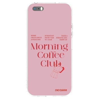 Picasee husă transparentă din silicon pentru Apple iPhone 5/5S/SE - Morning