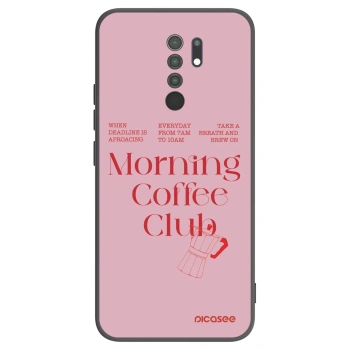 Picasee husă neagră din silicon pentru Xiaomi Redmi 9 - Morning
