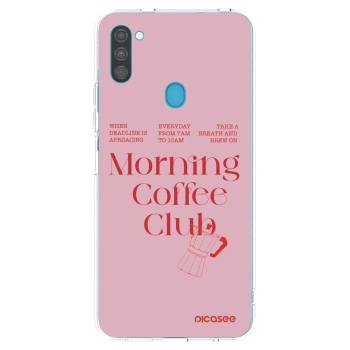 Picasee husă transparentă din silicon pentru Samsung Galaxy M11 - Morning
