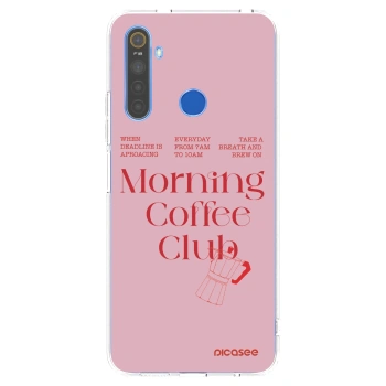 Picasee husă transparentă din silicon pentru Realme 5 - Morning