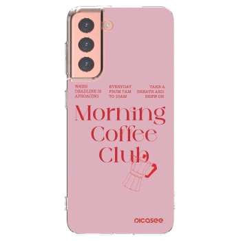 Picasee husă transparentă din silicon pentru Samsung Galaxy S21 5G G991B - Morning