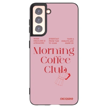 Picasee husă neagră din silicon pentru Samsung Galaxy S21 5G G991B - Morning