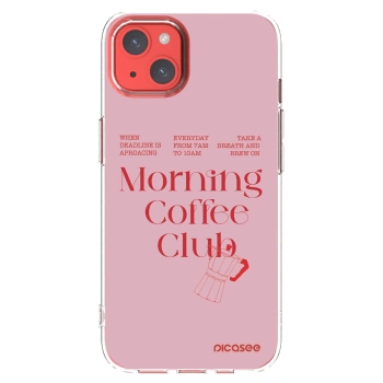 Picasee husă transparentă din silicon pentru Apple iPhone 13 - Morning