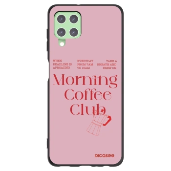 Picasee husă neagră din silicon pentru Samsung Galaxy A22 A225F 4G - Morning