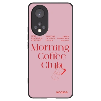 Picasee husă neagră din silicon pentru Honor 50 5G - Morning
