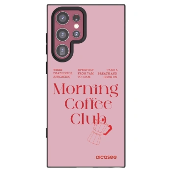 Picasee husă neagră din silicon pentru Samsung Galaxy S22 Ultra 5G - Morning
