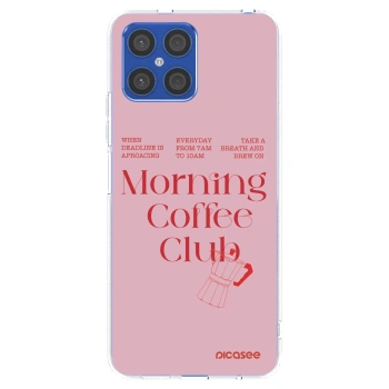 Picasee husă transparentă din silicon pentru Honor X8 4G - Morning