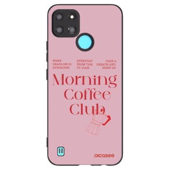 Picasee husă neagră din silicon pentru Realme C21Y - Morning