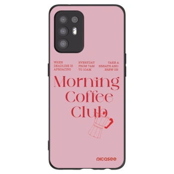 Picasee husă neagră din silicon pentru OPPO A94 5G - Morning