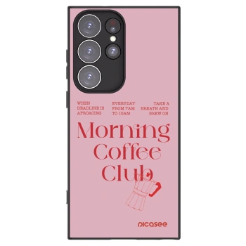 Picasee husă neagră din silicon pentru Samsung Galaxy S23 Ultra 5G - Morning