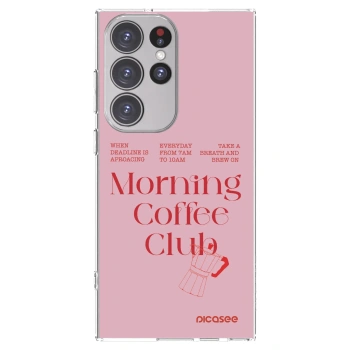 Picasee husă transparentă din silicon pentru Samsung Galaxy S23 Ultra 5G - Morning