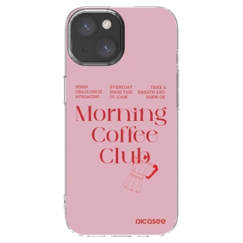 Picasee husă transparentă din silicon pentru Apple iPhone 15 - Morning