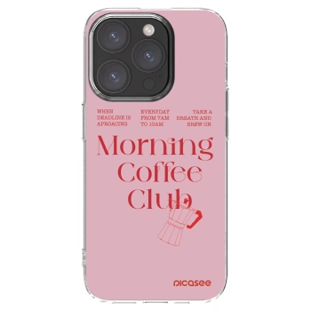 Picasee husă transparentă din silicon pentru Apple iPhone 15 Pro - Morning