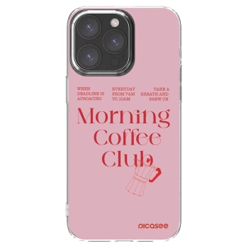 Picasee husă transparentă din silicon pentru Apple iPhone 15 Pro Max - Morning