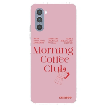 Picasee husă transparentă din silicon pentru Motorola Moto G62 - Morning