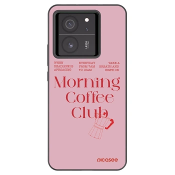 Picasee husă neagră din silicon pentru Xiaomi 13T - Morning