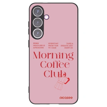 Picasee husă neagră din silicon pentru Samsung Galaxy S24+ S926B 5G - Morning